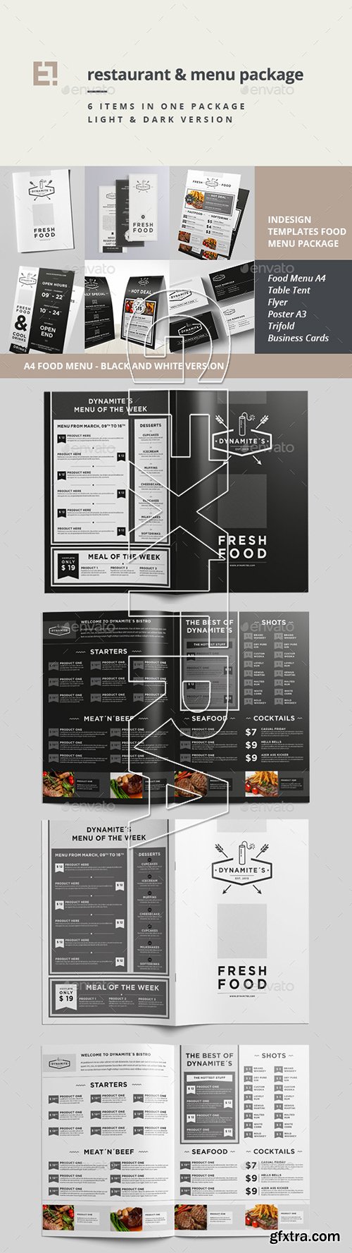 GraphicRiver - Food Menu Bundle 11208131