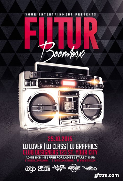 Boombox Future Template