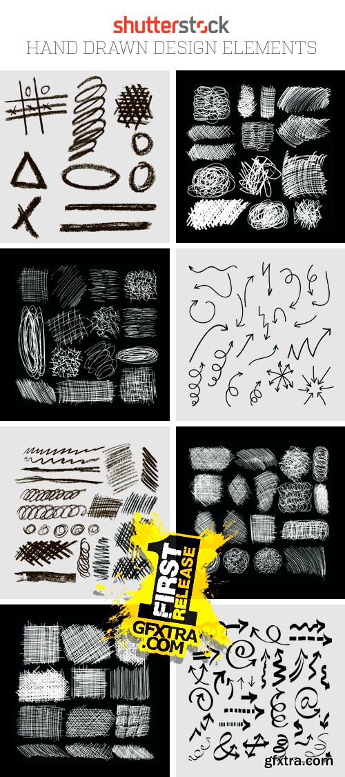 Hand Drawn Design Elements 25xEPS