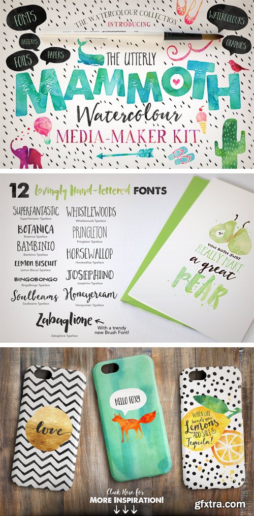 The Mammoth! Watercolour Kit