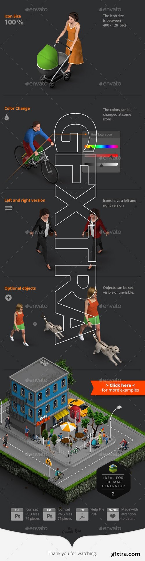 GraphicRiver - Isometric Map Icons - People 11432266