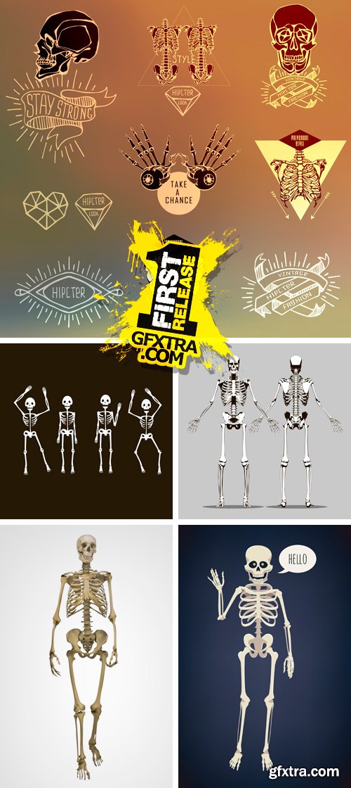 Skeletons 25xEPS Skeletons 25xEPS