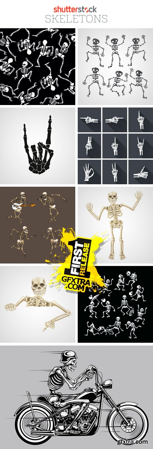 Skeletons 25xEPS Skeletons 25xEPS