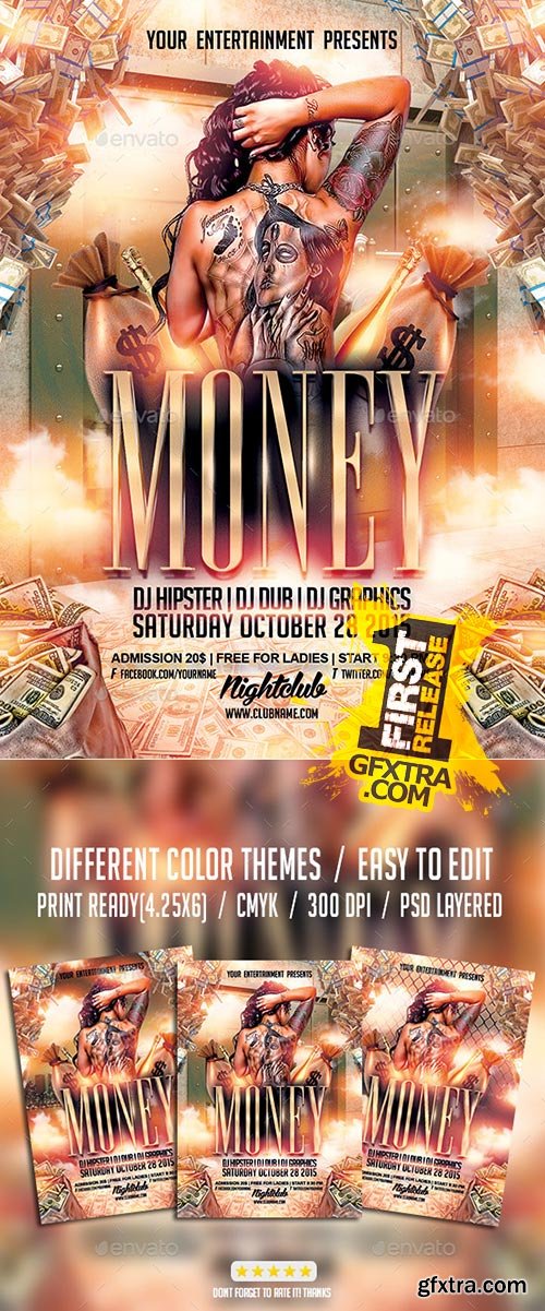 GraphicRiver - Cash Money Party 