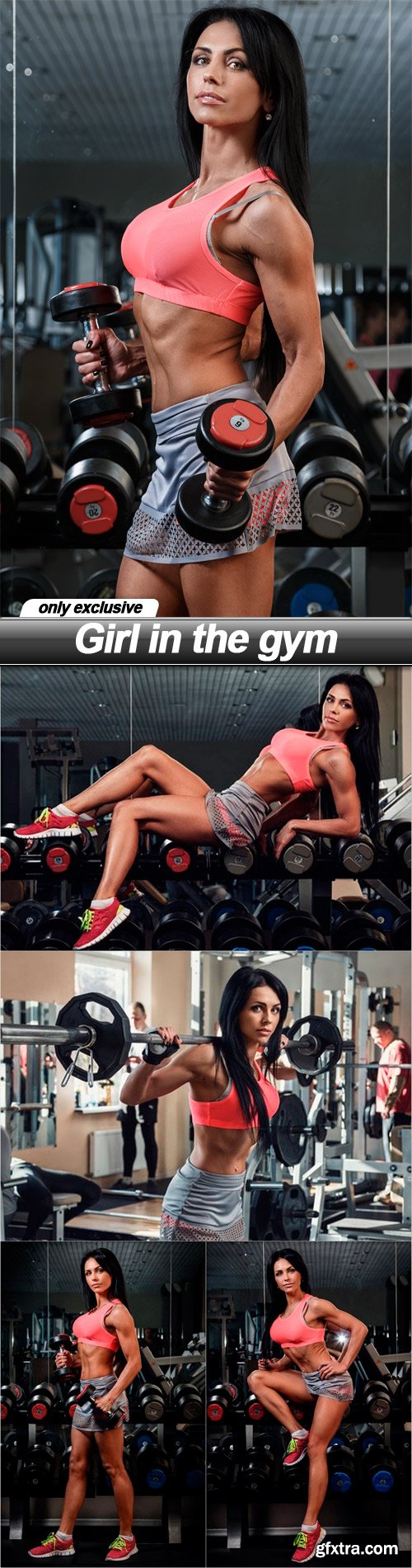 Girl in the gym - 5 UHQ JPEG