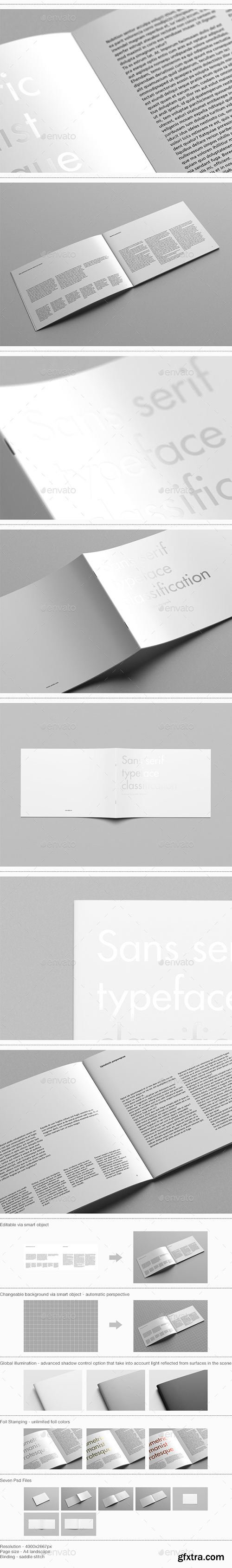 GraphicRiver - A4 Landscape Catalog / Magazine Mock-Up 8126907 GraphicRiver - A4 Landscape Catalog / Magazine Mock-Up 8126907