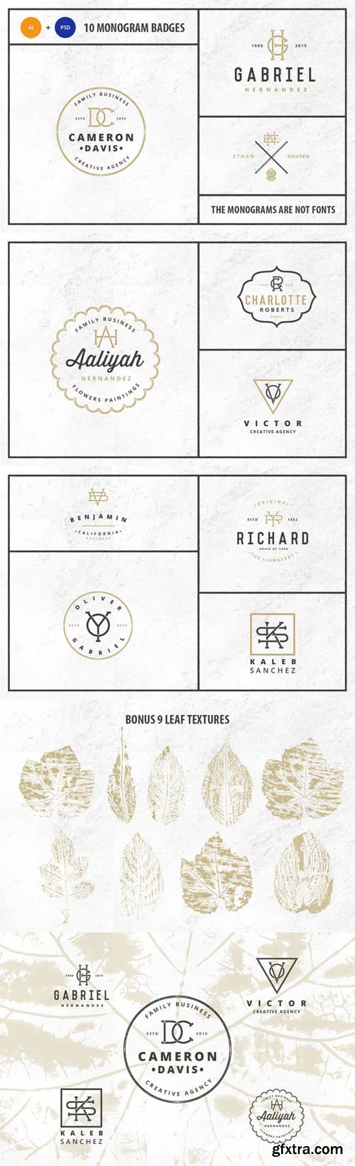 CM - Monogram Pack 0 6