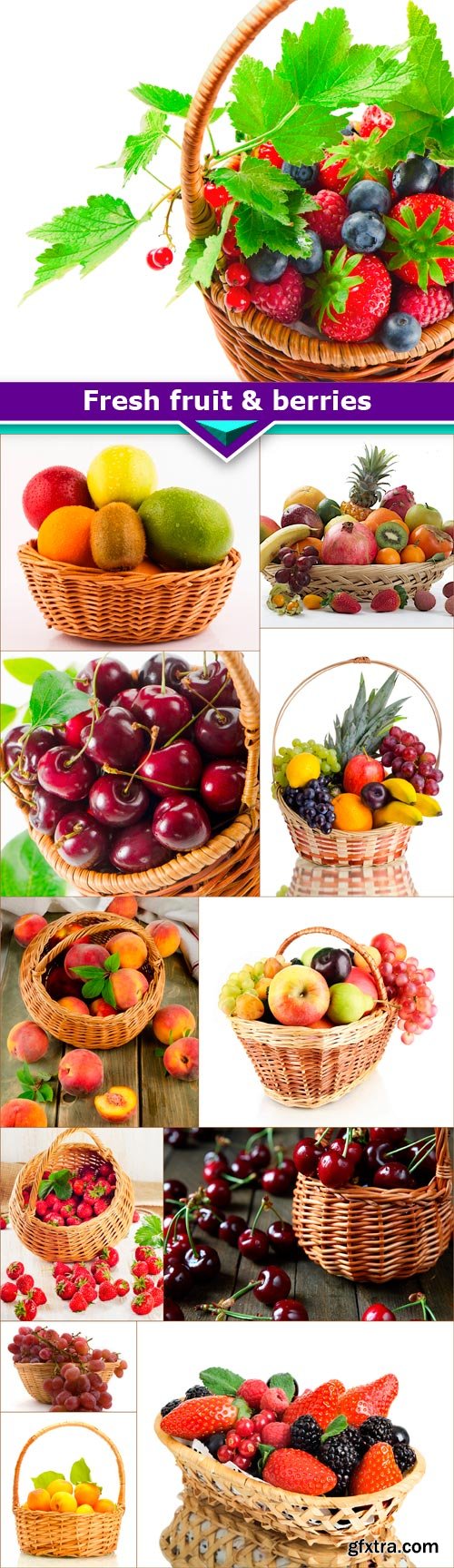 Fresh fruit &amp; berries 12x JPEG