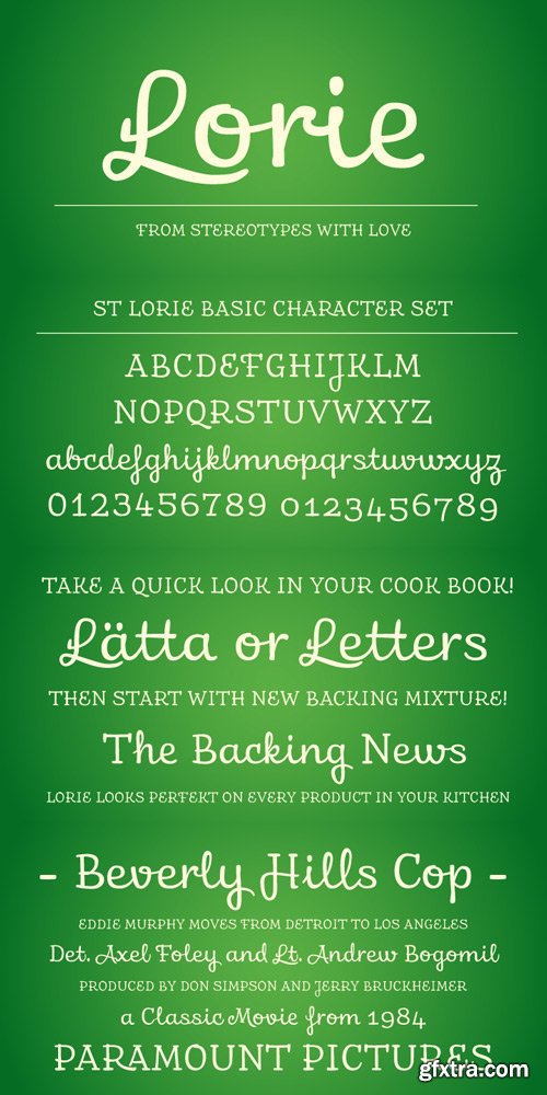St Lorie Font Family $29 St Lorie Font Family $29