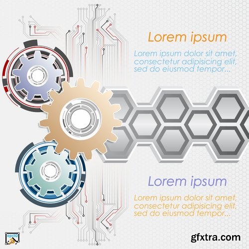 Collection of vector a background picture industrial background service 25 Eps