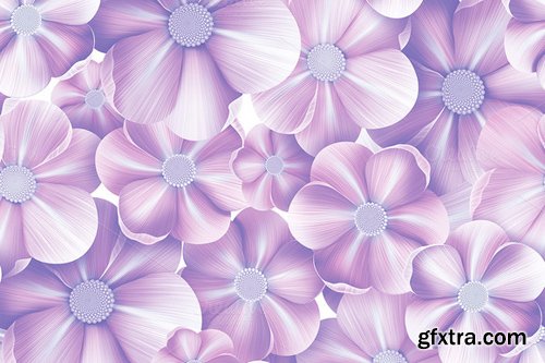 CM - Tender flowers seamless pattern CM - Tender flowers seamless pattern