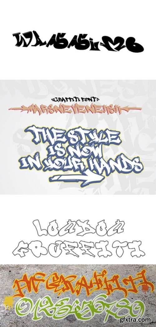 Graffiti Alphabet Font Graffiti Alphabet Font