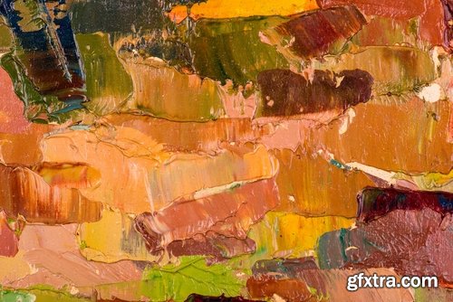 Collection of backgrounds from oil paints 25 HQ Jpeg