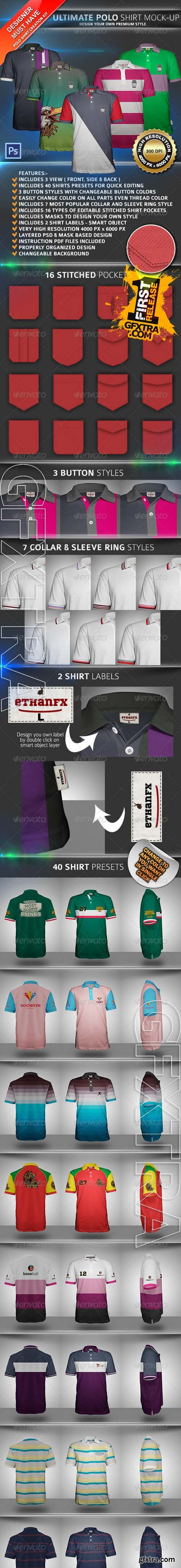 Polo Shirt Mock-Up - GraphicRiver 7317749