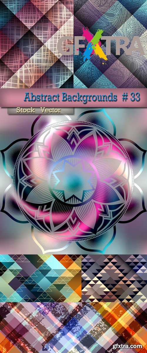 Collection Abstract Backgrounds in Vector # 33