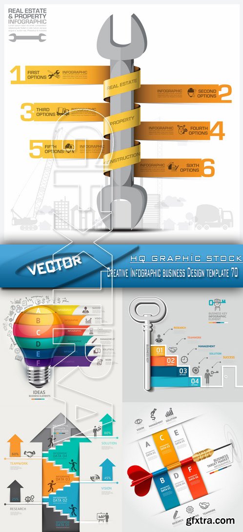 Stock Vector - Creative Infographic business Design template 70