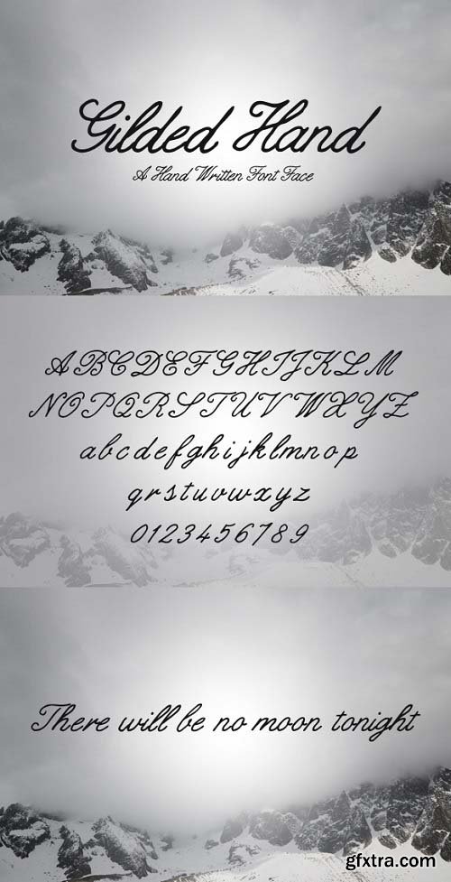 Gilded Hand - Script Font