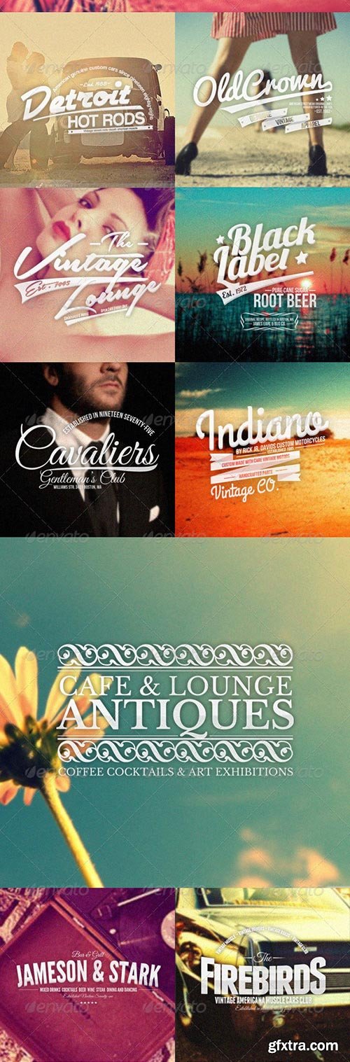 GraphicRiver - Vintage Badges Labels &amp; Signs 6790428