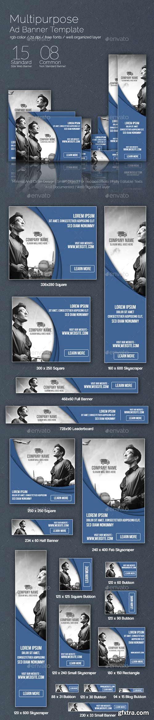 GraphicRiver - Multipurpose Web Banner 8878826