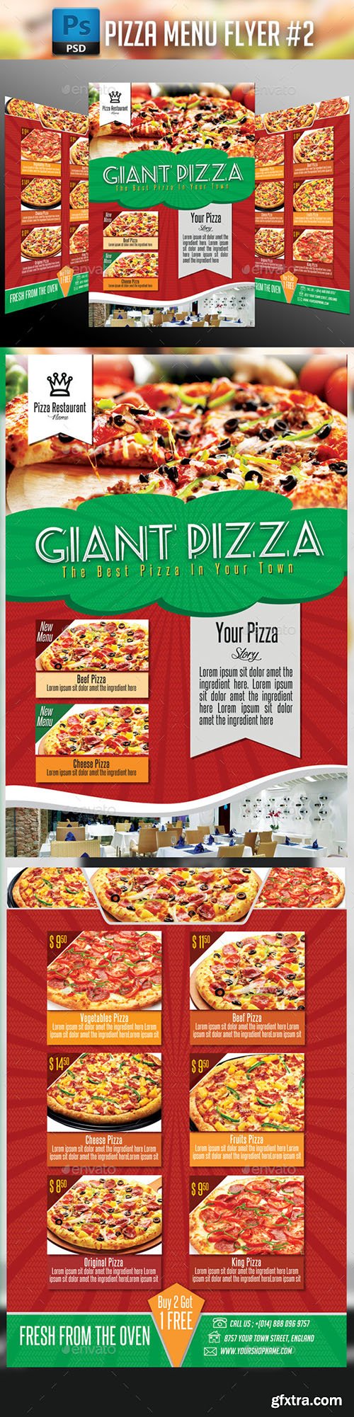 GraphicRiver Pizza Flyer GraphicRiver Pizza Flyer