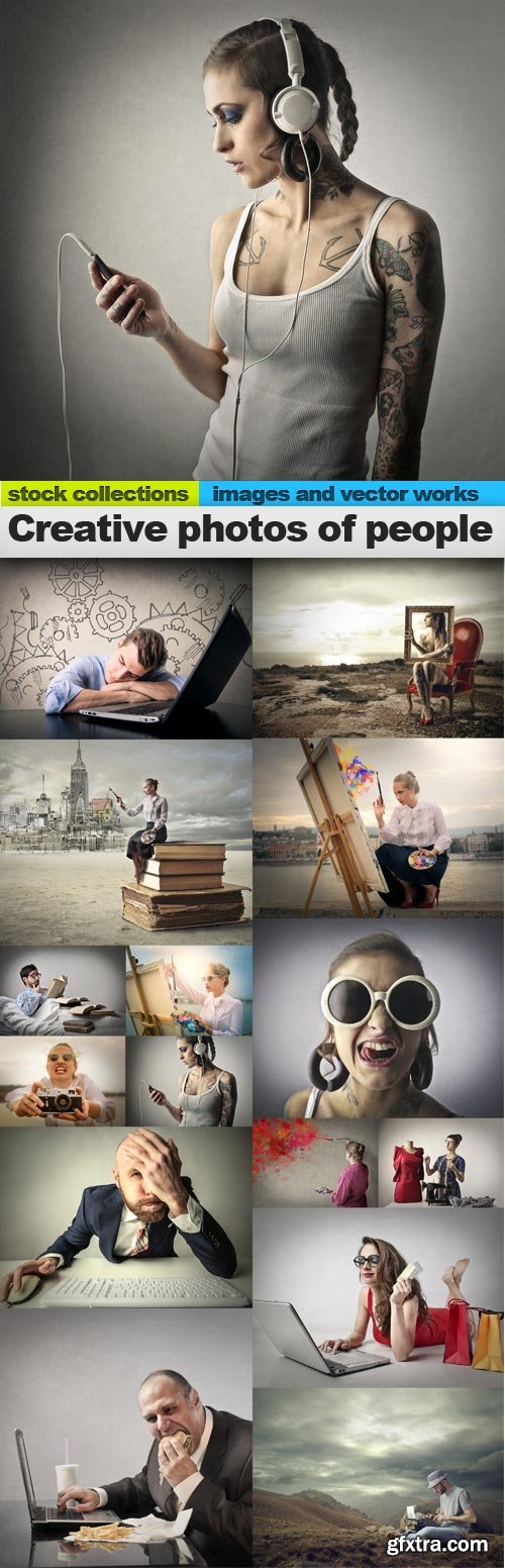 Creative photos of people, 15 x UHQ JPEG