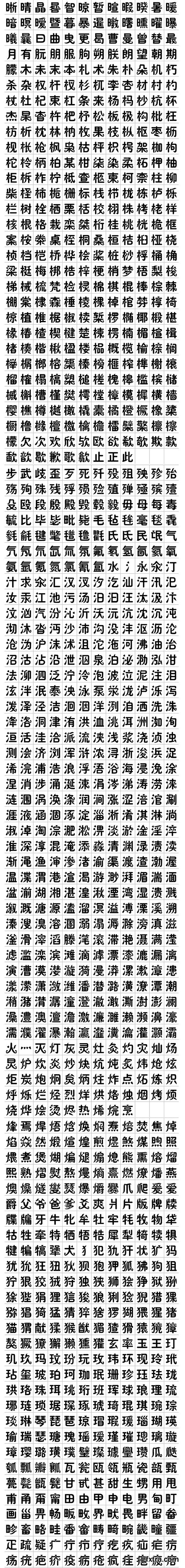 Hanyi Xiu Ying - Chinese/Japanese/Korean Font TTF