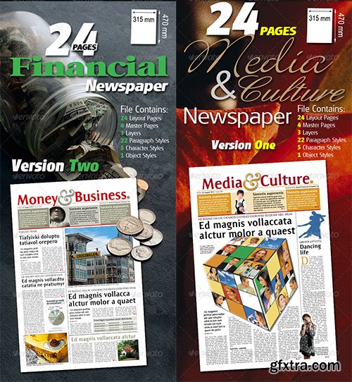 GraphicRiver 10 Newspapers Mega Bundle 6428904