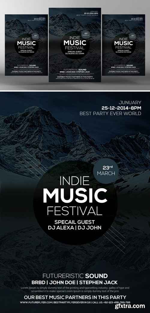 CM282216 - Future Music Sound Party Flyer