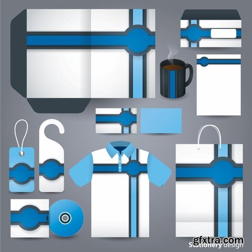 Collection of vector picture corporate template images for printing on a variety of subjects advertising #3-25 Eps