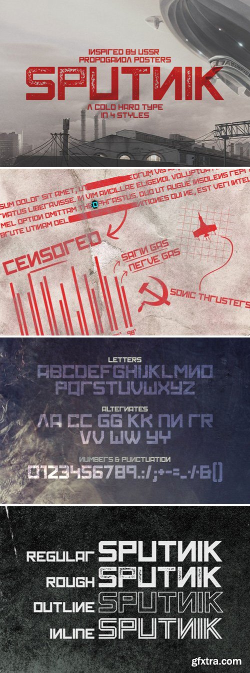 CM285717 - Sputnik Typeface