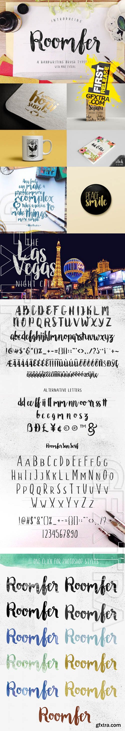 Roomfer font + Extras - CM 285462
