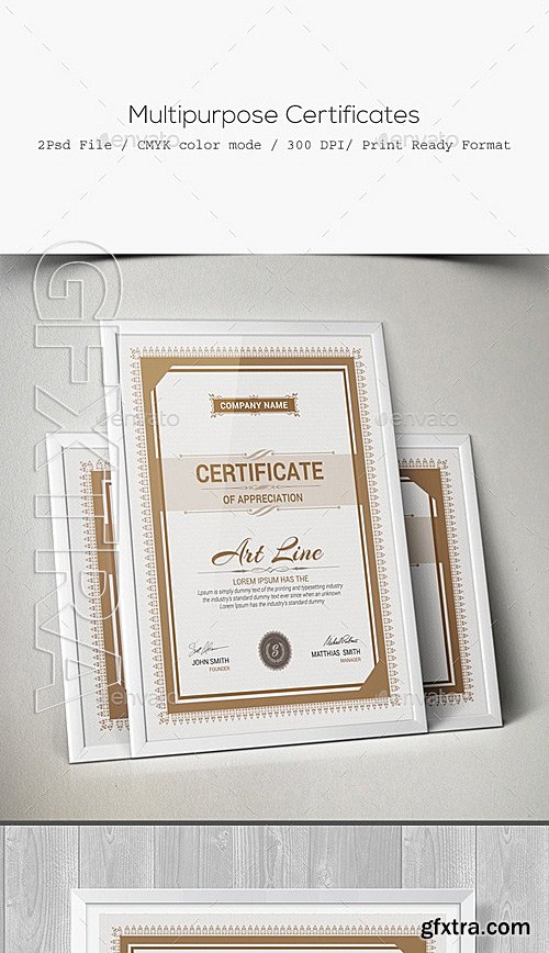 GraphicRiver - Multipurpose Certificates 11668588