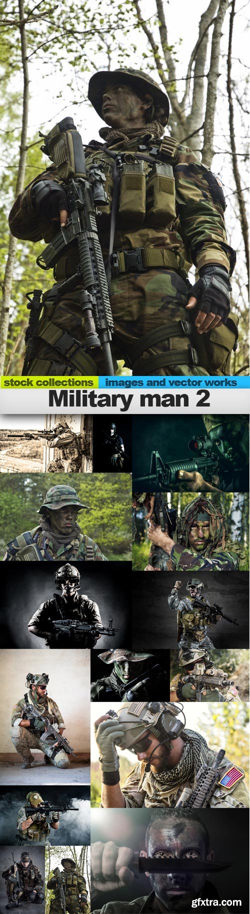 Military man 2, 15 x UHQ JPEG