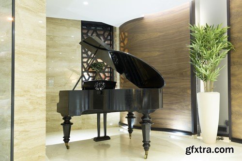 Piano in the interior