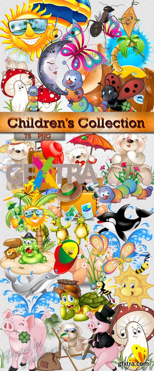 Clipart in PNG - Children's Collection