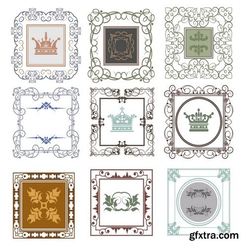 Vintage Hand Sketched Doodle Design Elements 25xEPS
