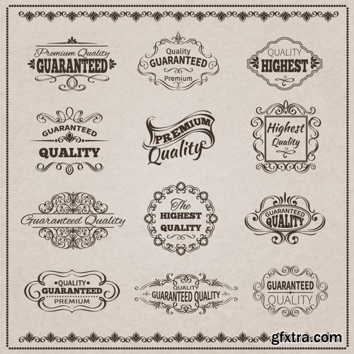 Vintage Hand Sketched Doodle Design Elements 25xEPS