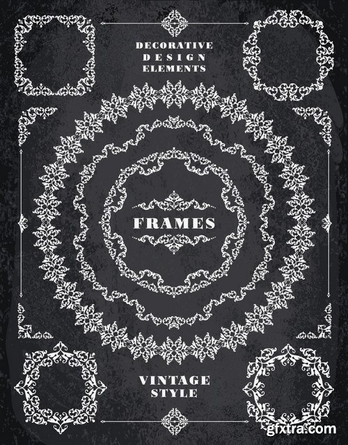 Vintage Hand Sketched Doodle Design Elements 25xEPS