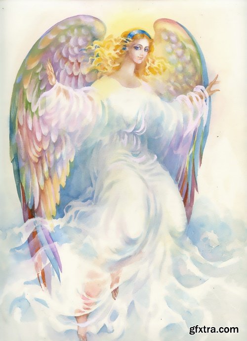 Illustrations of Cupid and other angels - 25 Eps