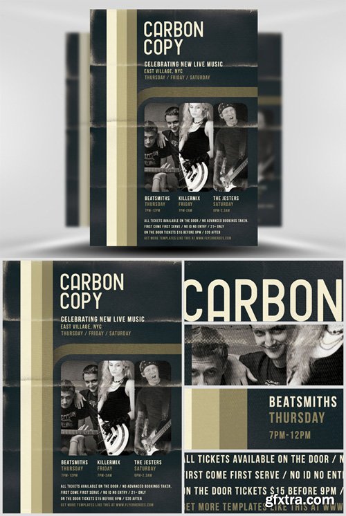Carbon Copy Flyer Template » GFxtra
