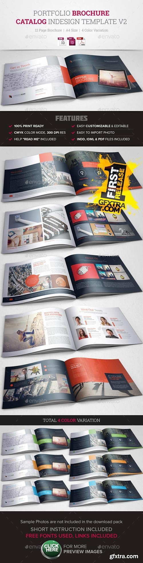 GraphicRiver - Portfolio Brochure InDesign Template v2 10491396