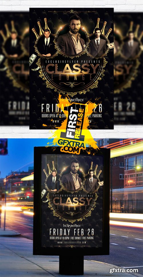 Classy Lounge Party - Flyer Template Classy Lounge Party - Flyer Template