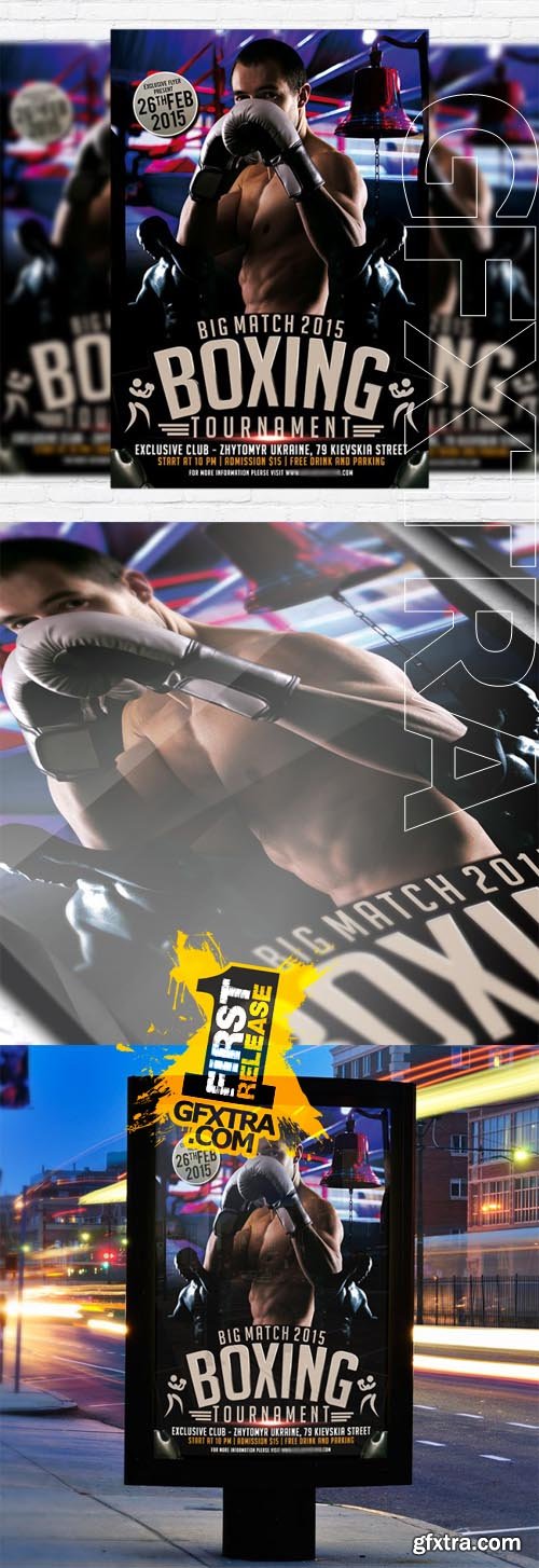 Boxing Tournament - Flyer Template Boxing Tournament - Flyer Template