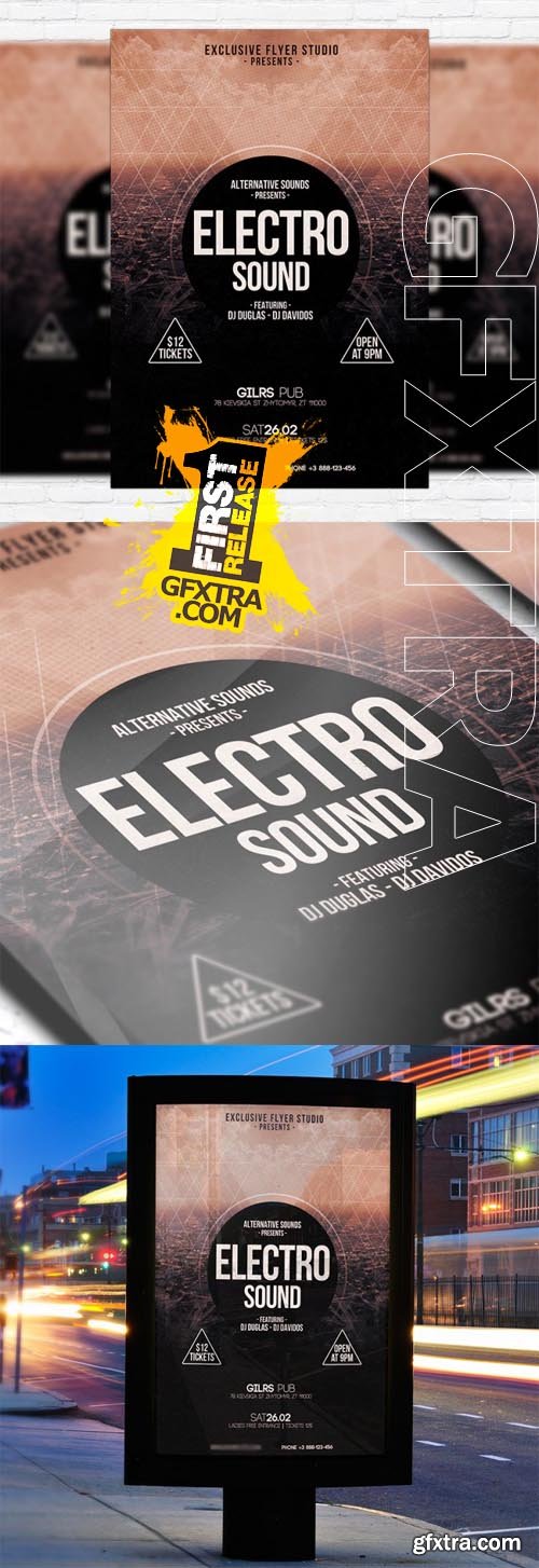 Electro Sound - Flyer Template Electro Sound - Flyer Template