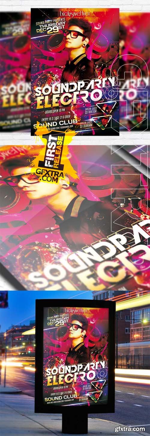 Electro Sound Party - Flyer Template Electro Sound Party - Flyer Template
