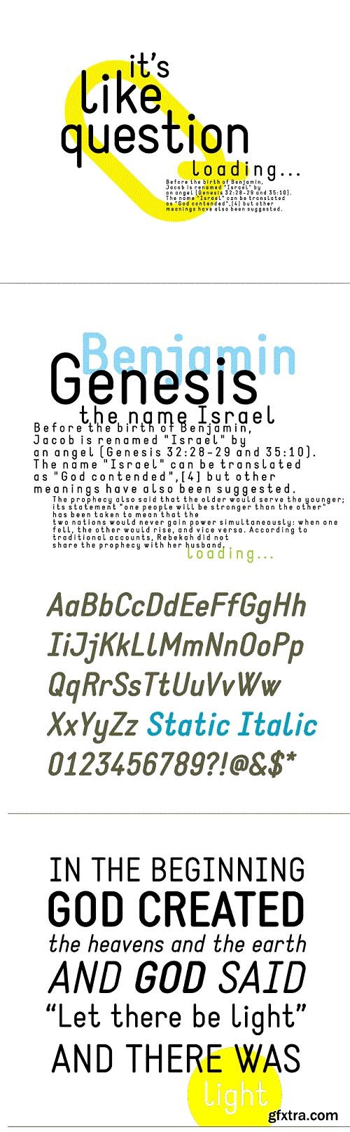 Static Font Static Font