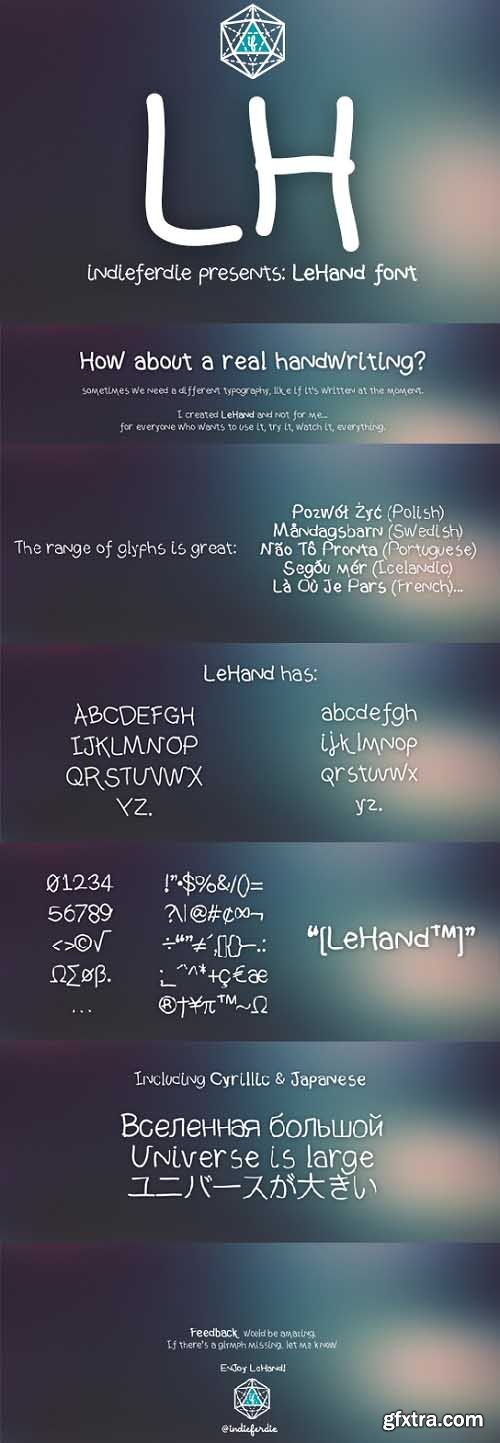 Own Hand Font Own Hand Font