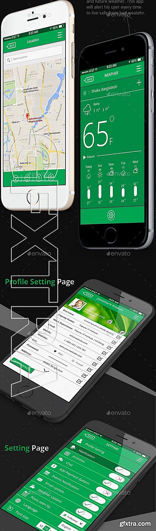 GraphicRiver - Shop & Social iOS App UI Kit 11729453