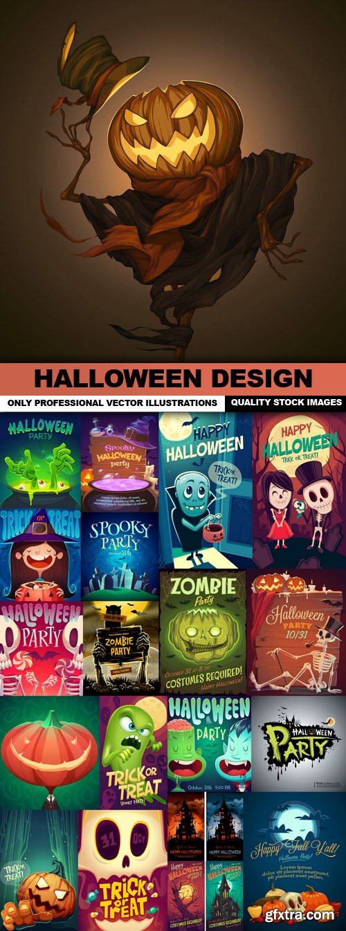 Halloween Design - 20 Vector
