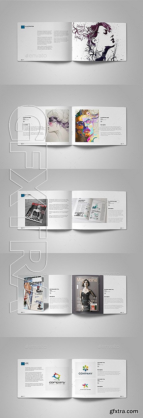 GraphicRiver - A5 Portfolio 11805576